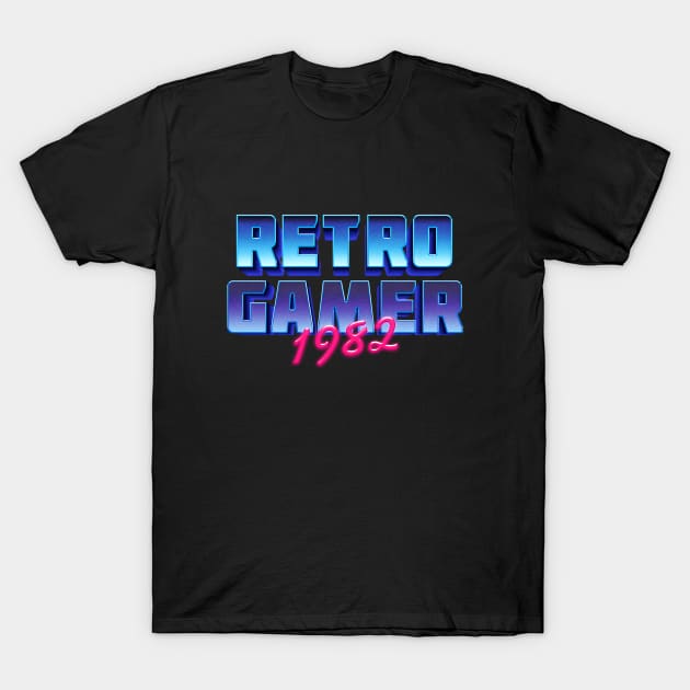 Retro Gamer T-Shirt by Dingo Graphics